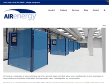 Tablet Screenshot of air-energy.co.uk